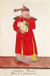A Tartar Mandarin of the Imperial Guard, from 